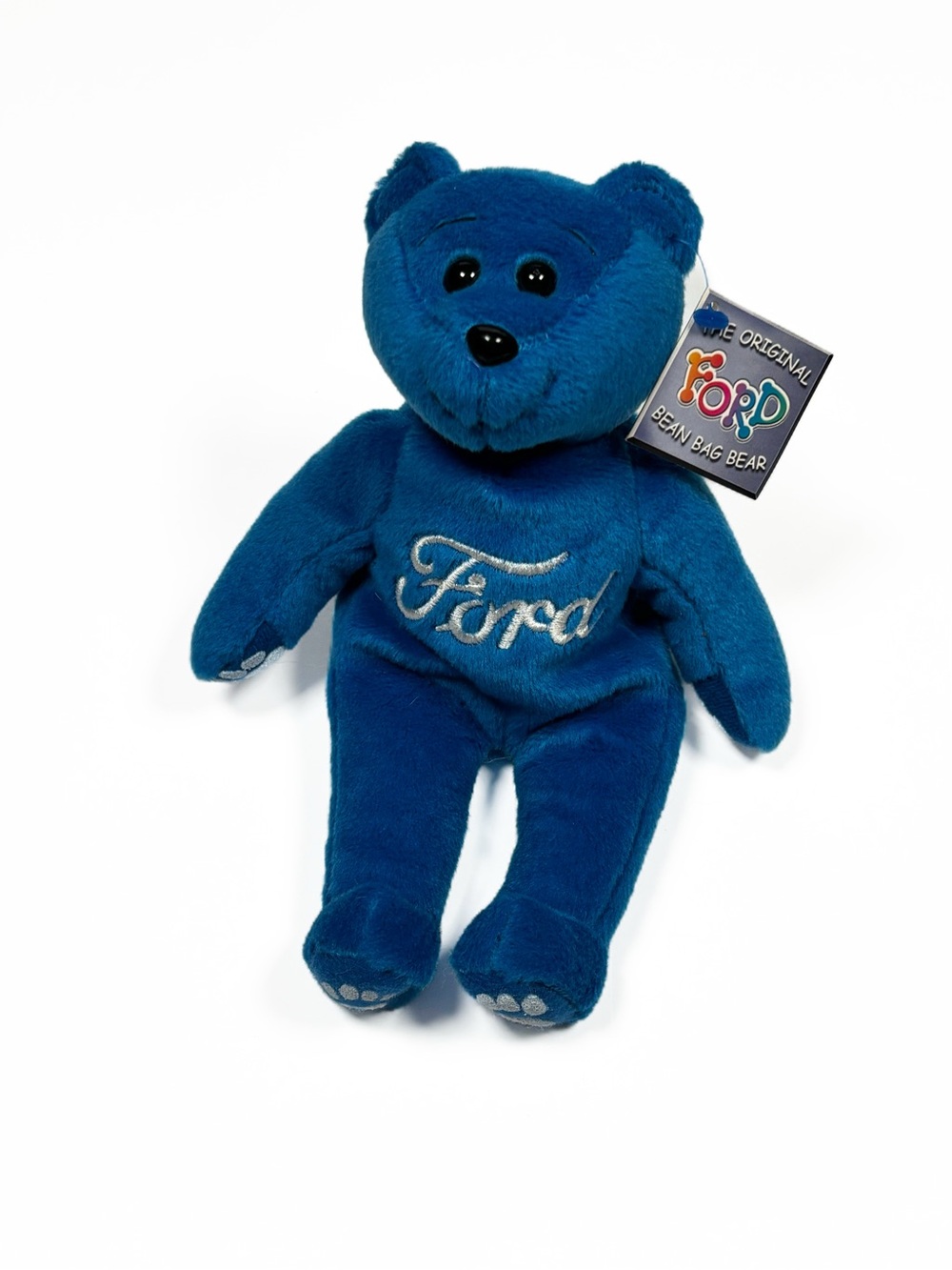 The Original Ford Blue Bean Bag Bear